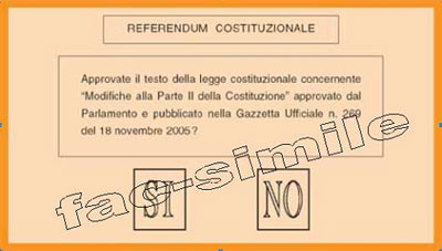 Fac-simile di scheda